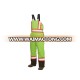 Mens multi pocket workwear reflective overalls working bib pants coveralls for men