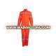 Custom orange reflective mechanic workwear working overalls